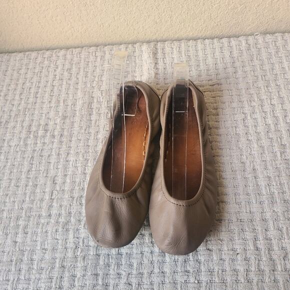 Tieks Ballerina Brown Beige Flats Womans Size 8 - Picture 2 of 8